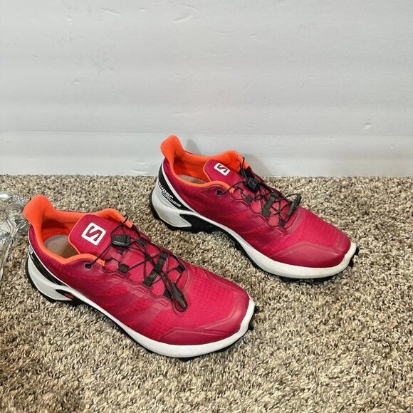 Salomon Trail Running Shoes Men's 9.5 Super Cross Contagrip Aggressive Outsole - Picture 8 of 10